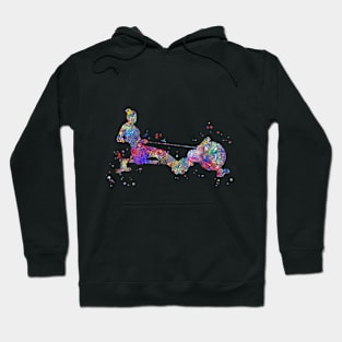 Rowing woman Hoodie